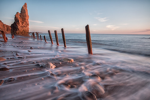 Backwash by johnkaysleftleg, Another from Friday morning on Chemical beach.morning england seascape sunrise tide backwash seaham 