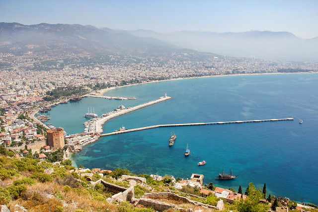 Alanya - view from the castle 2