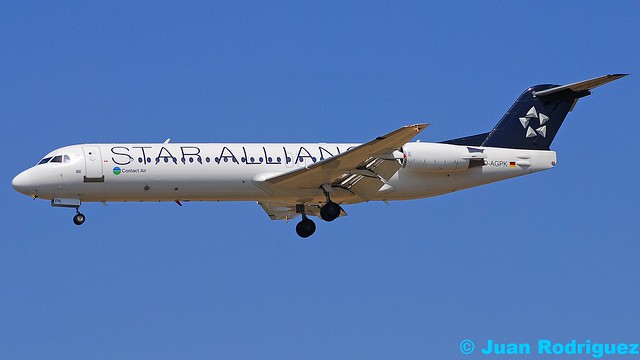 D-AGPK - Star Alliance (Contact Air Interregional) Fokker 100 (F-28-0100)