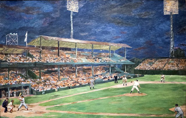 Night Baseball at Griffith Stadium (1951)