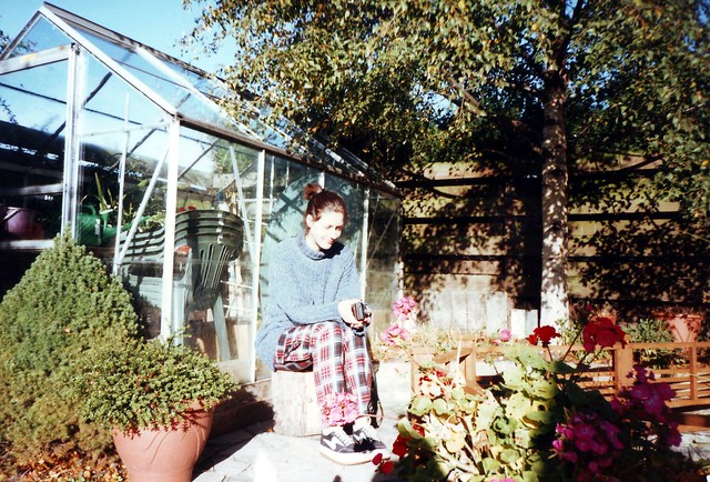 Lynn in garden