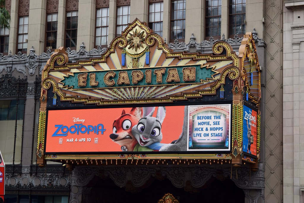 Zootopia at Hollywood's El Capitan Theatre! - ALONG COMES MARY