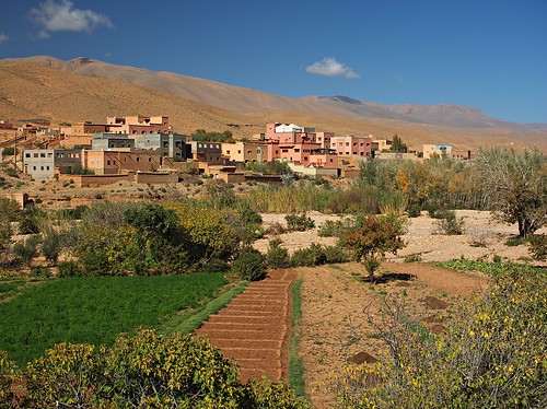 landscape farming morocco valley gorge irrigation 2015 dades dadesriver