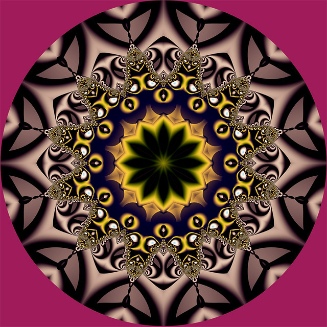 kaleidoscopic fractal 25