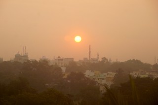 Sonnenaufgang über Madurai