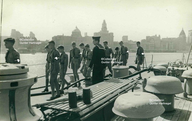 Shanghai, Hitler Youth visiting cruiser Eritrea