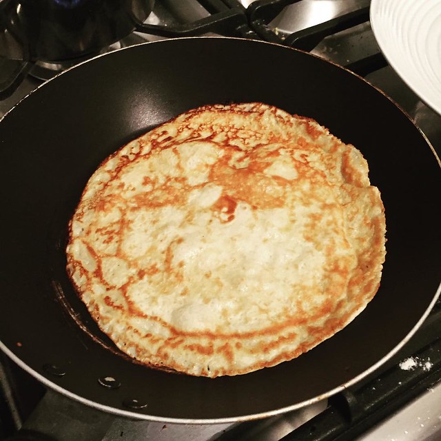 If it's not on #instagram, it didn't happen, right? #pancakes #pancakeday