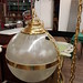 1930 halophane 32 inch globe chandelier