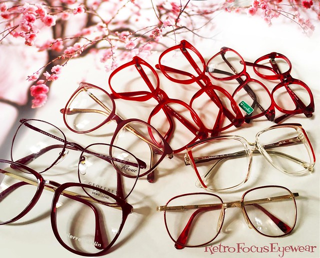 back to basics with shades of red cherry blossoms
