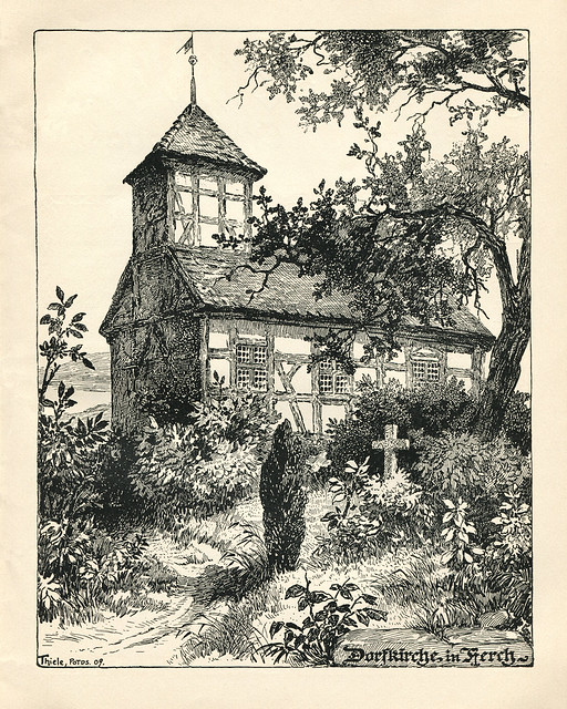 Potsdamer Kalender 1911, Die Dorfkirche in Herch