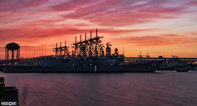 Naval Yard Sunset