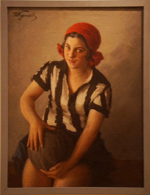 Ivan Semenovich Kulikov (1875-1941) A Sportswoman (1929?), oil on canvas