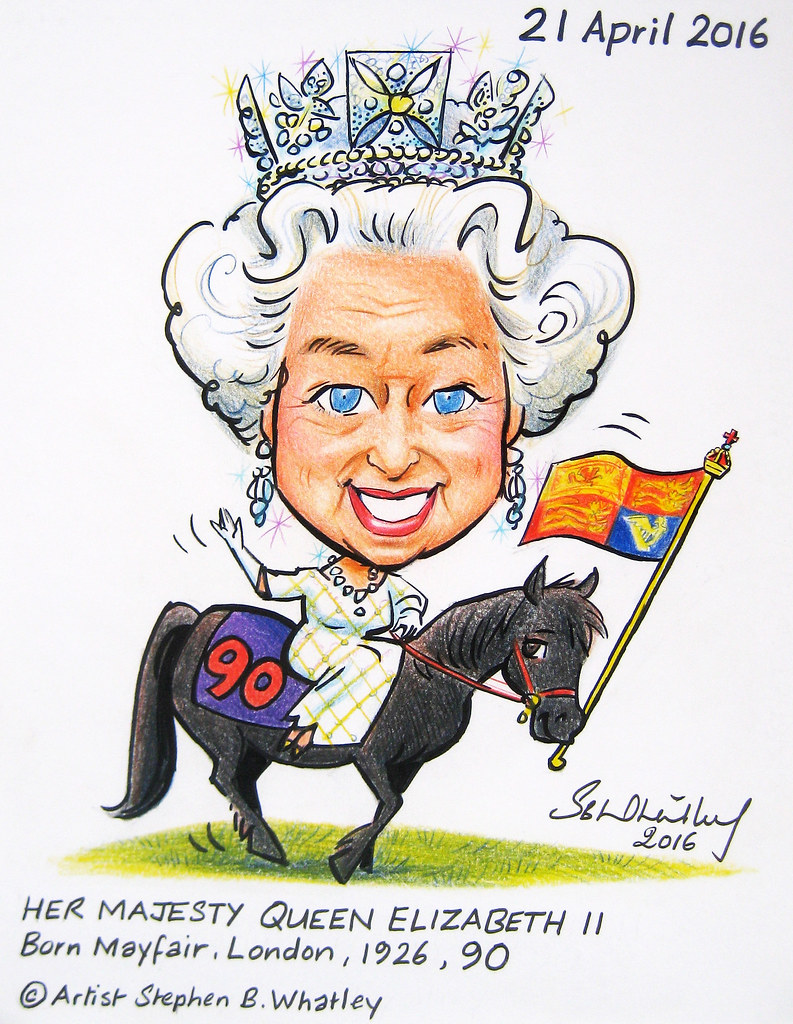 Queen Elizabeth Cartoon