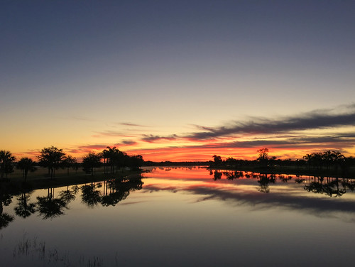 sky lake water sunrise pond florida magichour goldenhour avemaria