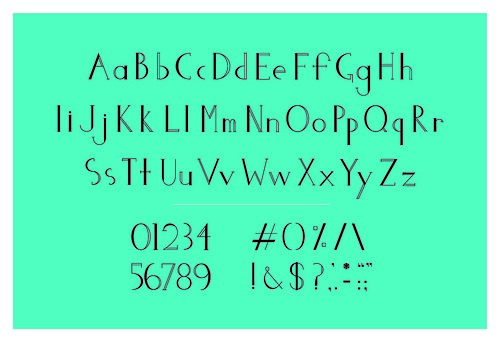 2016 Newhouse professor-inspired typefaces