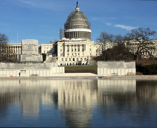 Shrouded Grant Memorial -- Capitol Hill Washington (DC) February 2016