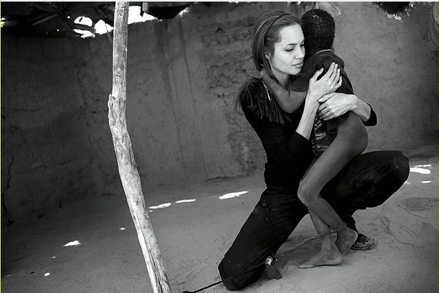 Angelina Jolie’s recent trip to a camp housing Darfur refugees in Chad