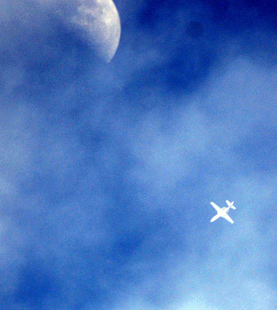 Flying in the moons shadow | BobMacInnes | Flickr