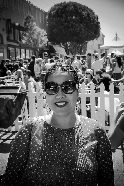 Bella at the Union Street Fair.