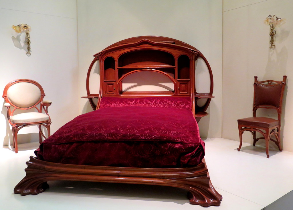 Art Nouveau bedroom furniture | - Double bed (1898-1899) by … | Flickr