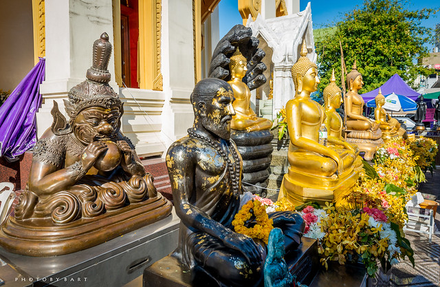 Outside  Sukhothai Traimit Temple, Thailand