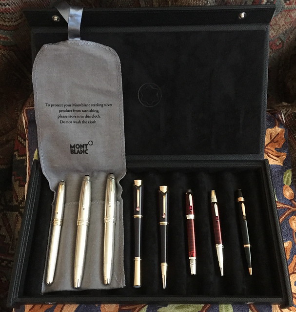 Montblanc Writing Instruments in a Montblanc storage case