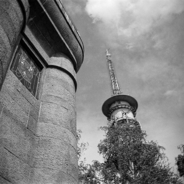 (Pouva Start 1955) Halle - Petersberg Bismark- und Fernsehturm