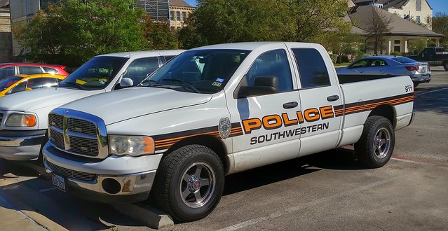 Southwestern University Police Slicktop Dodge Ram