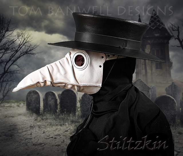 Plague Doctor in Graveyard