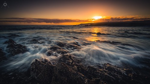 longexposure morning light sun seascape water clouds sunrise canon landscape dawn scotland seaside rocks waves aberdeenshire tide coastline moray leefilters