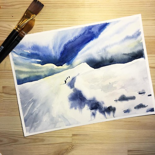 Для конкурса #kalachevaschool_snow   #невскаяпалитра #nevskayapalitra #питерскаяакварель #watercolor #watercolour #painting #brushpainting #watercolorpainting #watercolourpainting #belienochi #yuliamme #watercolors #artdiscover #watercolorart #aquarelle # | by techno182