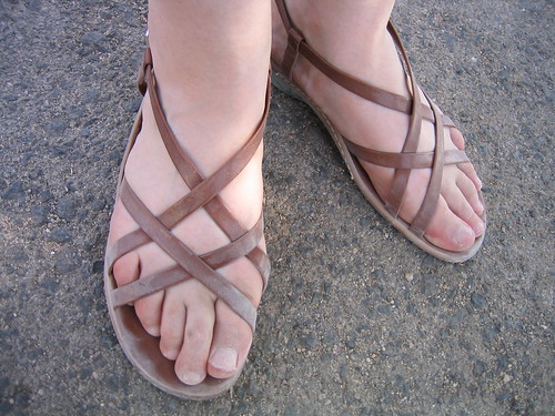 shira the roman | Shira got her new vegan sandals from Moo S… | Flickr
