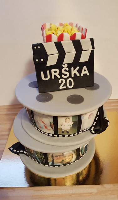 20 let na sladkem filmu / Movie cake