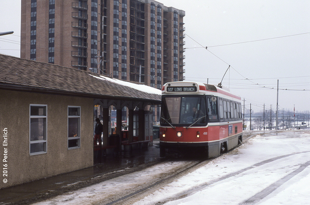 TORONTO--4181 at Long Branch Loop, Back when line 507-Long …