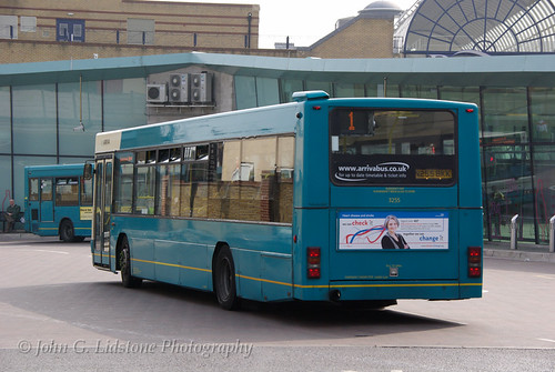 Arriva Southend Scania L113CRL / Wright Axcess Ultralow 3255, N255 BKK on route 1 | by EastBeach68