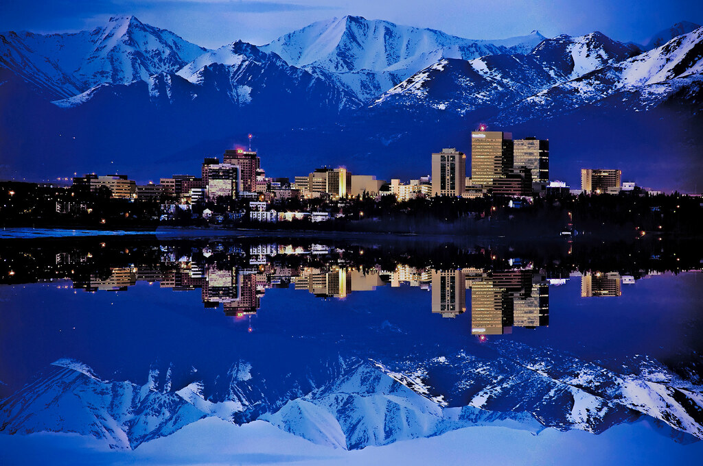 City of Anchorage, Alaska, USA.