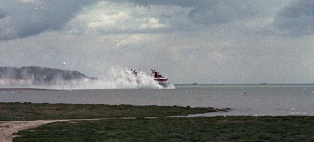 Hoverlloyd Ferry - 1979 - Ramsgate, Pegwell Bay, England