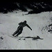 Mezinárodní závod osvobození: obří slalom (1949) – start byl v tomto roce na hraně Úpské jámy a prudce padal do Obřího dolu, foto: Reprofoto: Hurá na hory z archívu České televize