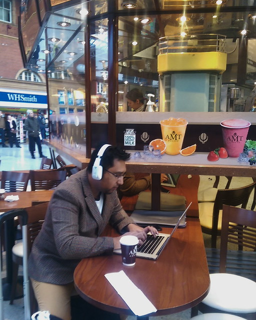 Teleworking before the dash to the train