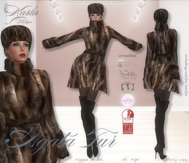 !!! Karla Boutique !!! Agata Fur - compatible mesh body