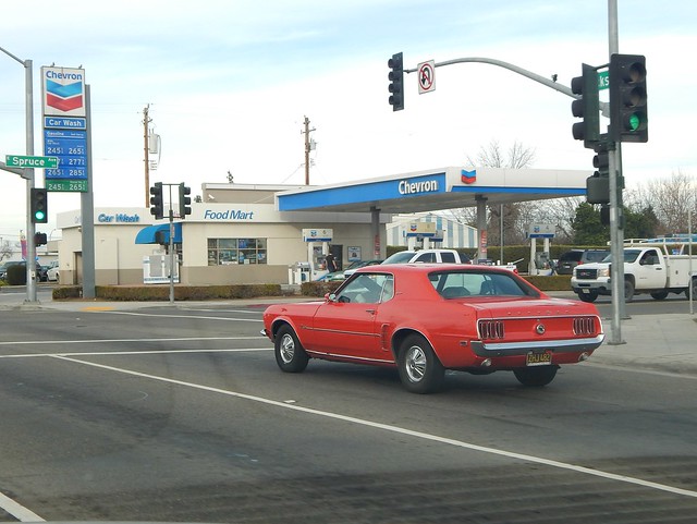 1969 Mustang ,  looks to be   original  color  (   Calypso  Coral   )