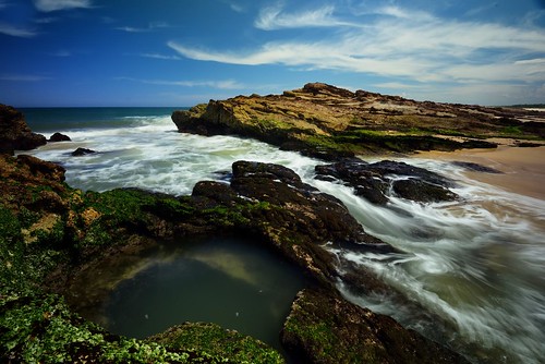 seascape rocks australia newsouthwales aus ndfilter mossyrocks watermovement camdenhead dunbogan nikon1635mmf4 paulhollins nikond750