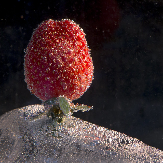 underwater strawberry