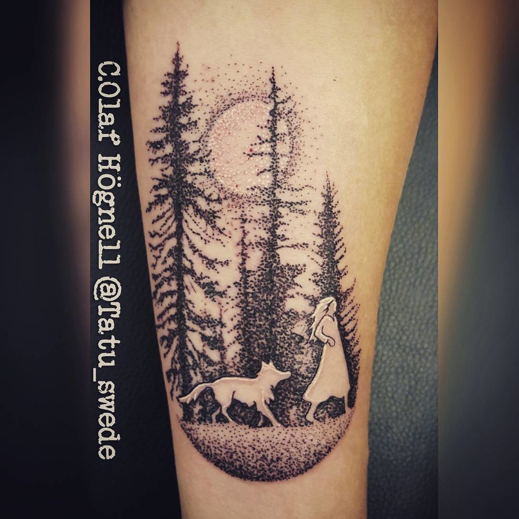 forest #tattoo #wolf #girl #walk #skogen #varg #flickamed… | Flickr