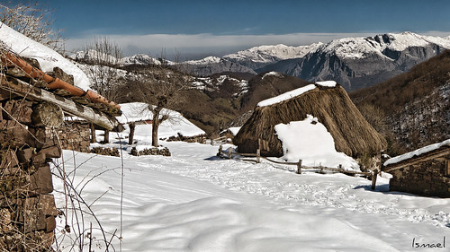 spain nieve asturias paisaje montaña braña airelibre teverga tuiza