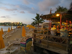 Kim Sha Beach from the Buccaneer, Simpson Bay, St Maarten, April 2016
