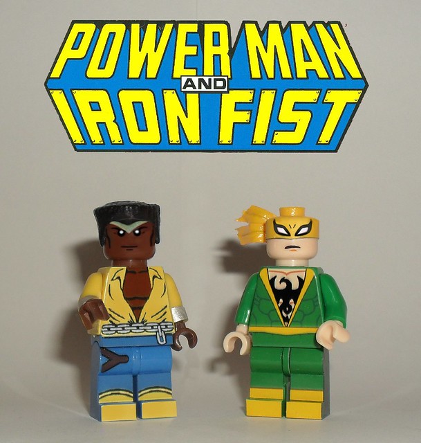 Iron fist - Power man ( Lego , Marvel )