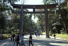 Torii (gate) to Meiji Shrine Gyoen