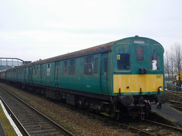 306017 at Chappel and Wakes Colne, East Anglian Railway Museum