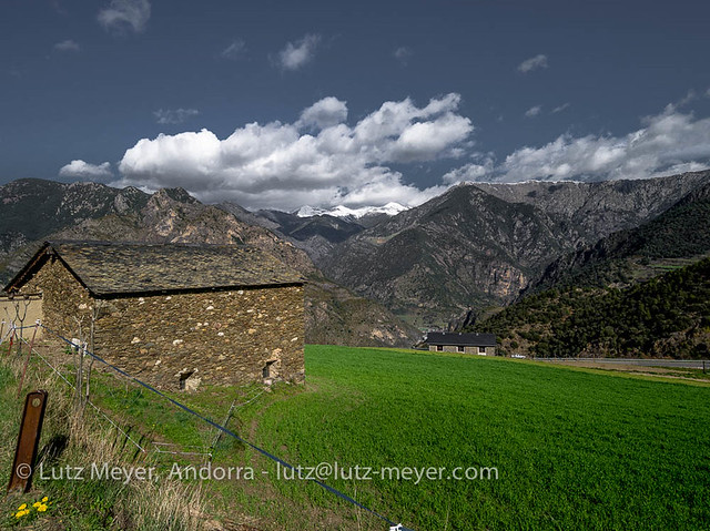 Andorra landscape: Sant Julia, Gran Valira, Andorra